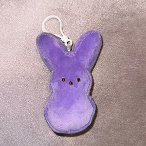 Purple Peeps Keychain